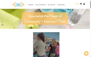 Fiercely Faithful Group Fitness website