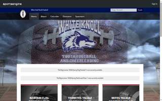 White Knoll Youth Football website