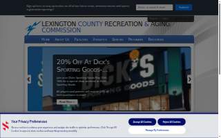 Lexington County Recreation & Aging Commission website