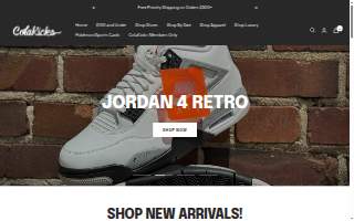 ColaKicks - Five Points website