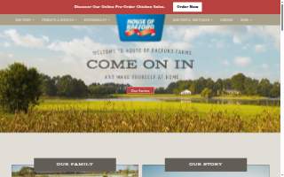 Columbia Farms (House of Raeford) website