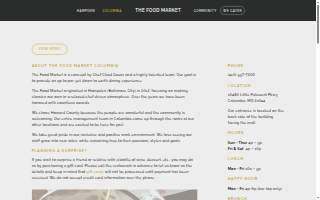 The Food Market website