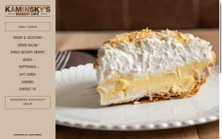Kaminsky's Dessert Cafe of Columbia website