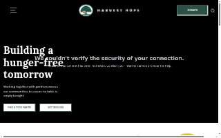 Harvest Hope Food Bank website