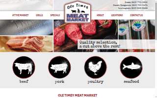 Ole Timey Meat Market Lexington website
