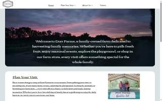 Dorr Farms website