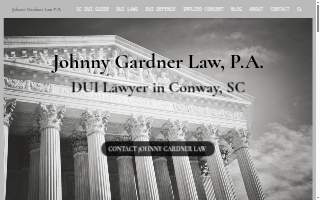 Johnny Gardner Law website