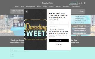 Dazzling Sweets LLC website