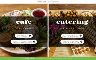 Main & Market Catering, Cafe and Bakery website