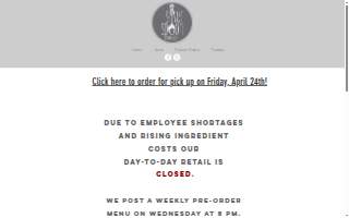 Silver Spoon Bake Shop website