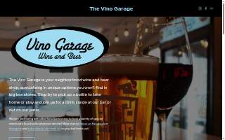 The Vino Garage website