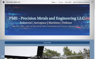 Precision Metals and Engineering LLC website