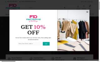 The Factory 10 website