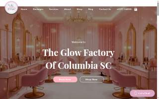 The Glow Factory website