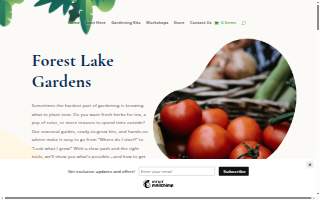 Forest Lake Gardens website