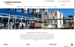 Southern Industrial Constructors website