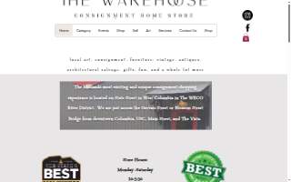 The Warehouse website