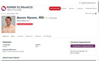 Aaron Hyson, MD website