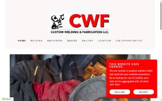 Custom Welding & Fabrication, LLC website