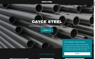 Cayce Steel website