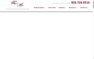 Cola Metal Roofing Products website