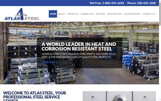 Atlas Steel Co website