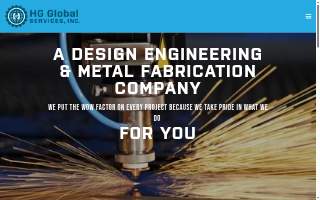 HG Global Services, Inc. Metal Fabrication-Welding-Engineering website