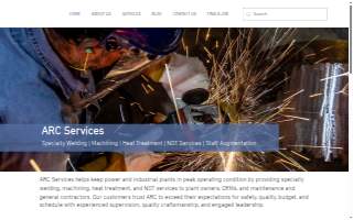 Arc Services of South Carolina | Specialty Welding, Heat Treating, Machining website