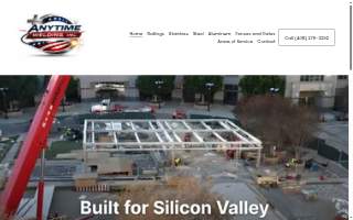 Anytime Welding website