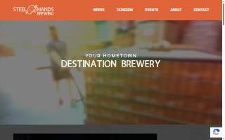 Steel Hands Brewing website