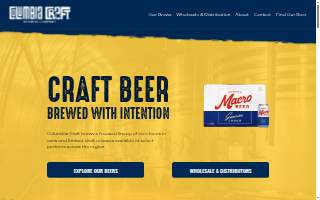 Columbia Craft Brewing Company website