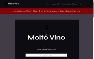 Moltó Vino website