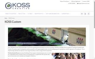 Koss Creative website