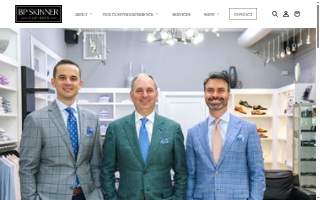 BP Skinner Clothiers website
