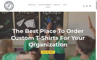 Frenzy Tees website