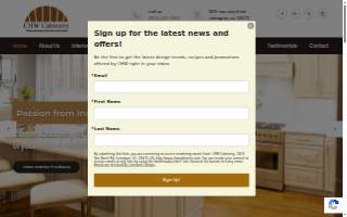 CHW Cabinetry website