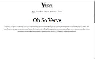 Verve website