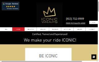 Iconic Wraps website