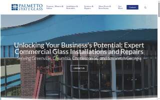 Palmetto State Glass of Columbia website