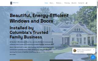 Harden's Window and Door Inc. website