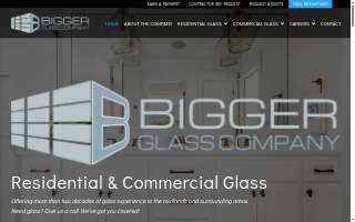 Bigger Glass Company website