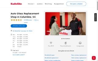 Safelite AutoGlass of Columbia website