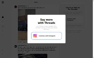 Threads website
