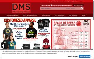 DMS Printing and Promo website