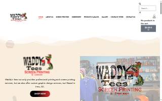 Waddy's Tees of Irmo website
