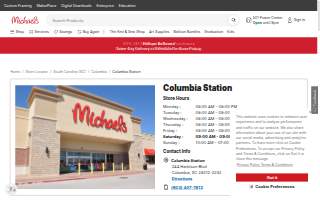 Michaels of Columbia website
