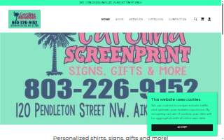 Carolina Screenprint website