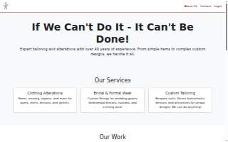 Jackie’s Tailoring & Alteration website