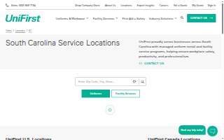 UniFirst Uniform Services - Columbia website