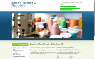 Jackie's Tailoring-Alterations website